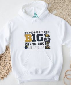 Michigan wolverines logo 2023 big 10 trophy conference champions t shirt