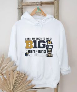 Michigan wolverines logo 2023 big 10 trophy conference champions t shirt