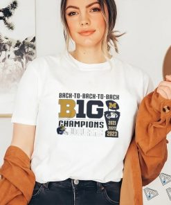 Michigan wolverines logo 2023 big 10 trophy conference champions t shirt