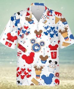 Mickey American Sweets 4th Of July Full Printing Hawaiian Shirt