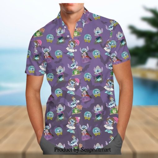 Mickey And Friends Hot Air Balloon Ride Disney Cartoon Graphics Inspired Full Printing Hawaiian Shirt