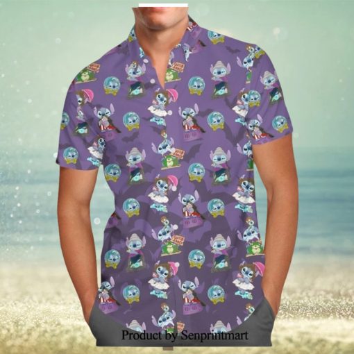 Mickey And Friends Hot Air Balloon Ride Disney Cartoon Graphics Inspired Full Printing Hawaiian Shirt