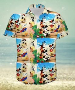 Mickey And Friends In Hawaii Disney Cartoon Graphics Full Printing Hawaiian Shirt