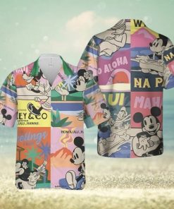 Mickey And Friends Retro Summer Full Printing Hawaiian Shirt