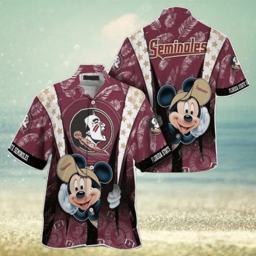 Mickey Lovers NCAA Florida State Seminoles Hawaiian Shirt Beach Gift For Friend