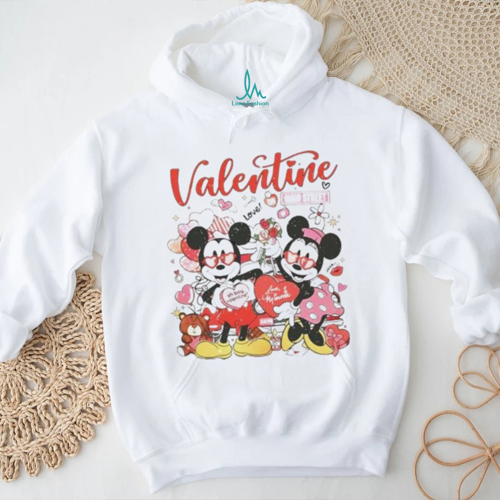 Mickey Minnie Disney true love Valentine on main street shirt Mickey Minnie Disney true love Valentine on main street shirt