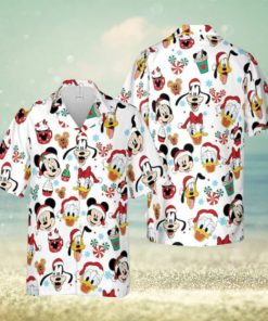 Mickey Mouse And Friends Disney Christmas Candy Hawaiian Shirt