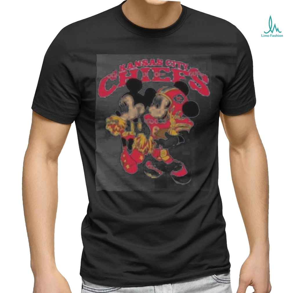 Mickey Mouse And Minnie Mouse Kansas City Chiefs Shirt Mickey Mouse And Minnie Mouse Kansas City Chiefs Shirt