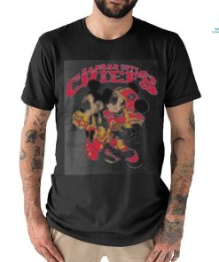 Mickey Mouse And Minnie Mouse Kansas City Chiefs Shirt