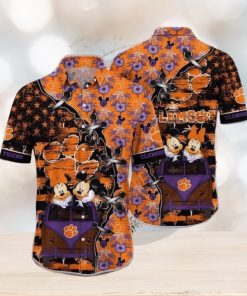 Mickey Mouse Disney NCAA Clemson Tigers Hawaiian Shirt Beach Lovers Gift