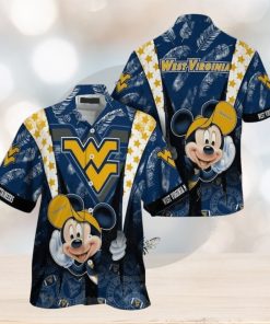 Mickey Mouse Disney NCAA West Virginia Mountaineers WVU Hawaiian Shirt Best Beach Gift