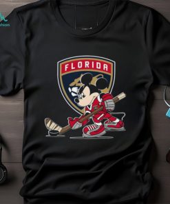 Mickey Mouse Florida Panthers NHL logo player shirt