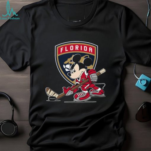 Mickey Mouse Florida Panthers NHL logo player shirt