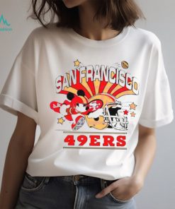 Mickey Mouse Football San Francisco 49ers Helmet Shirt
