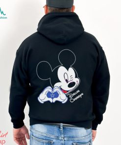 Mickey Mouse Love Dallas Cowboys Logo Shirt