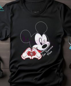 Mickey Mouse Love San Francisco 49ers NFL 2024 Shirt