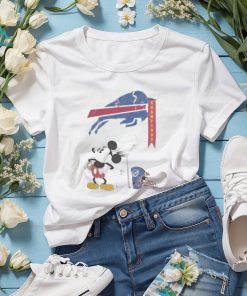 Mickey Mouse NFL Buffalo Bills Football Super Bowl Champions Helmet Logo Shirt