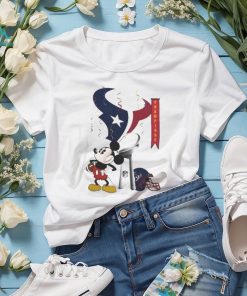 Mickey Mouse NFL Houston Texans Football Super Bowl Champions Helmet Logo Shirt