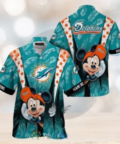 Mickey Mouse NFL Miami Dolphins Hat Tropical Hawaiian Shirt