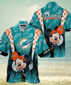 Mickey Mouse NFL Miami Dolphins Hat Tropical Hawaiian Shirt