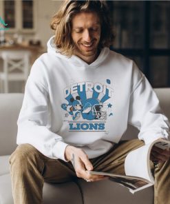 Mickey Mouse Player Detroit Lions Football Helmet Logo Character Shirt
