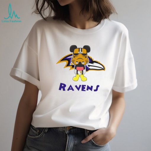 Mickey Mouse Stormtrooper Baltimore Ravens shirt