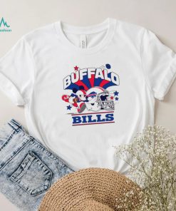 Mickey Mouse player NFL Buffalo Bills football helmet logo character funny shirt