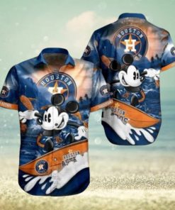 Mickey Surfing Houston Astros Astros MLB Gifts For Fans, Hawaiian Shirts Houston, Houston Astros Astros Hawaiian Shirt