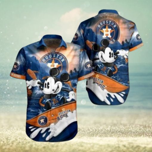 Mickey Surfing Houston Astros Astros MLB Gifts For Fans, Hawaiian Shirts Houston, Houston Astros Astros Hawaiian Shirt