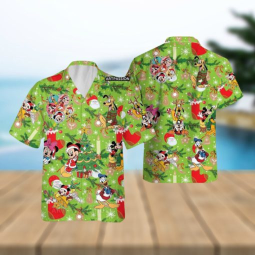 Mickey and Friends Christmas Hawaiian Shirt