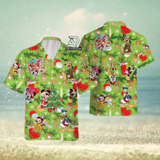 Mickey and Friends Christmas Hawaiian Shirt