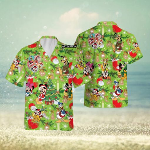 Mickey and Friends Christmas Hawaiian Shirt