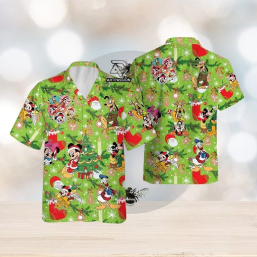 Mickey and Friends Christmas Hawaiian Shirt