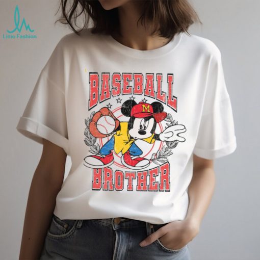 Mickey baseball brother Tshirt