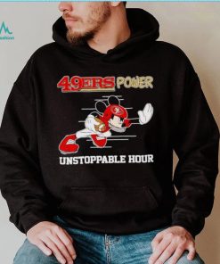 Mickey mouse 49ers power unstoppable hour shirt