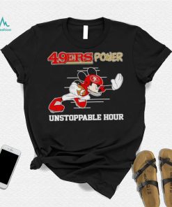 Mickey mouse 49ers power unstoppable hour shirt