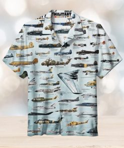 Military Aircraft Evolution Unisex Hawaiian Shirt