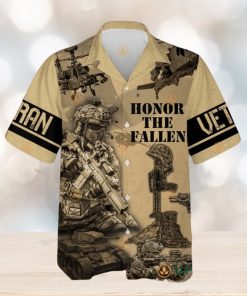 Military Hawaiian Shirt Honor The Fallen Us Veteran Best Hawaiian Shirts