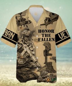 Military Hawaiian Shirt Honor The Fallen Us Veteran Best Hawaiian Shirts