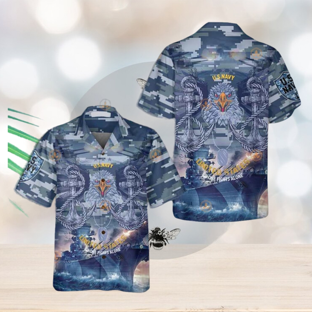 Military Hawaiian Shirt Us Navy Veteran No One Fights Alone Best Hawaiian Shirts Military Hawaiian Shirt Us Navy Veteran No One Fights Alone Best Hawaiian Shirts