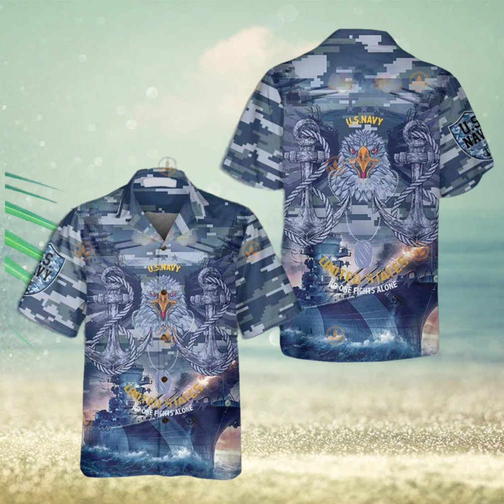 Military Hawaiian Shirt Us Navy Veteran No One Fights Alone Best Hawaiian Shirts Military Hawaiian Shirt Us Navy Veteran No One Fights Alone Best Hawaiian Shirts