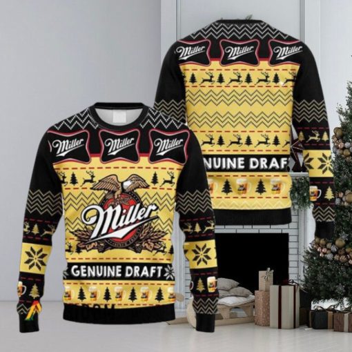 Miller Genuine Draft Christmas Ugly Sweater