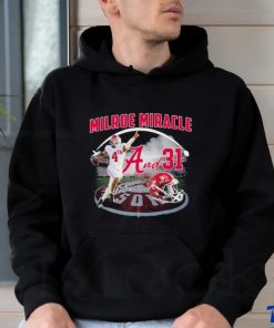 Milroe Miracle 4th And 31 Jalen Milroe Alabama Crimson Tide Signature Shirt