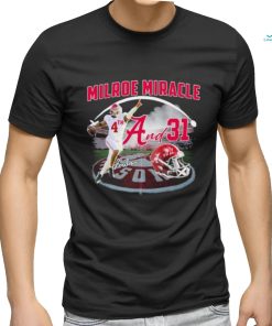 Milroe Miracle 4th And 31 Jalen Milroe Alabama Crimson Tide Signature Shirt