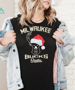 Milwaukee Bucks Santa Hat Christmas Shirt