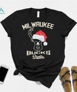 Milwaukee Bucks Santa Hat Christmas Shirt