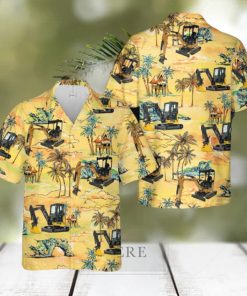 Mini Excavator Hawaiian Shirt