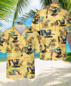 Mini Excavator Hawaiian Shirt