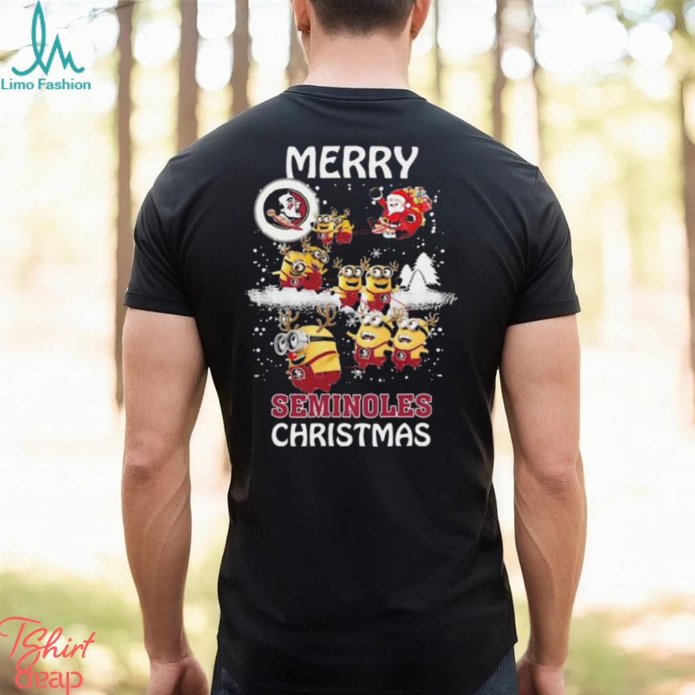 Minions Florida State Seminoles Merry Christmas T Shirt Minions Florida State Seminoles Merry Christmas T Shirt