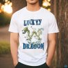 Minji And Hyein Wearing Lucky Blue Dragon T shirt